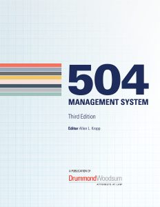 504 Management System, 3rd Edition, 2019